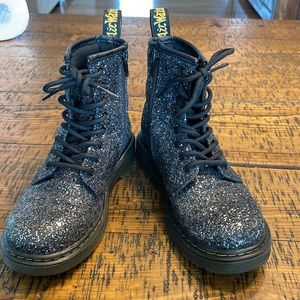 Dr. Martens Glitter Boots Girls Size 2